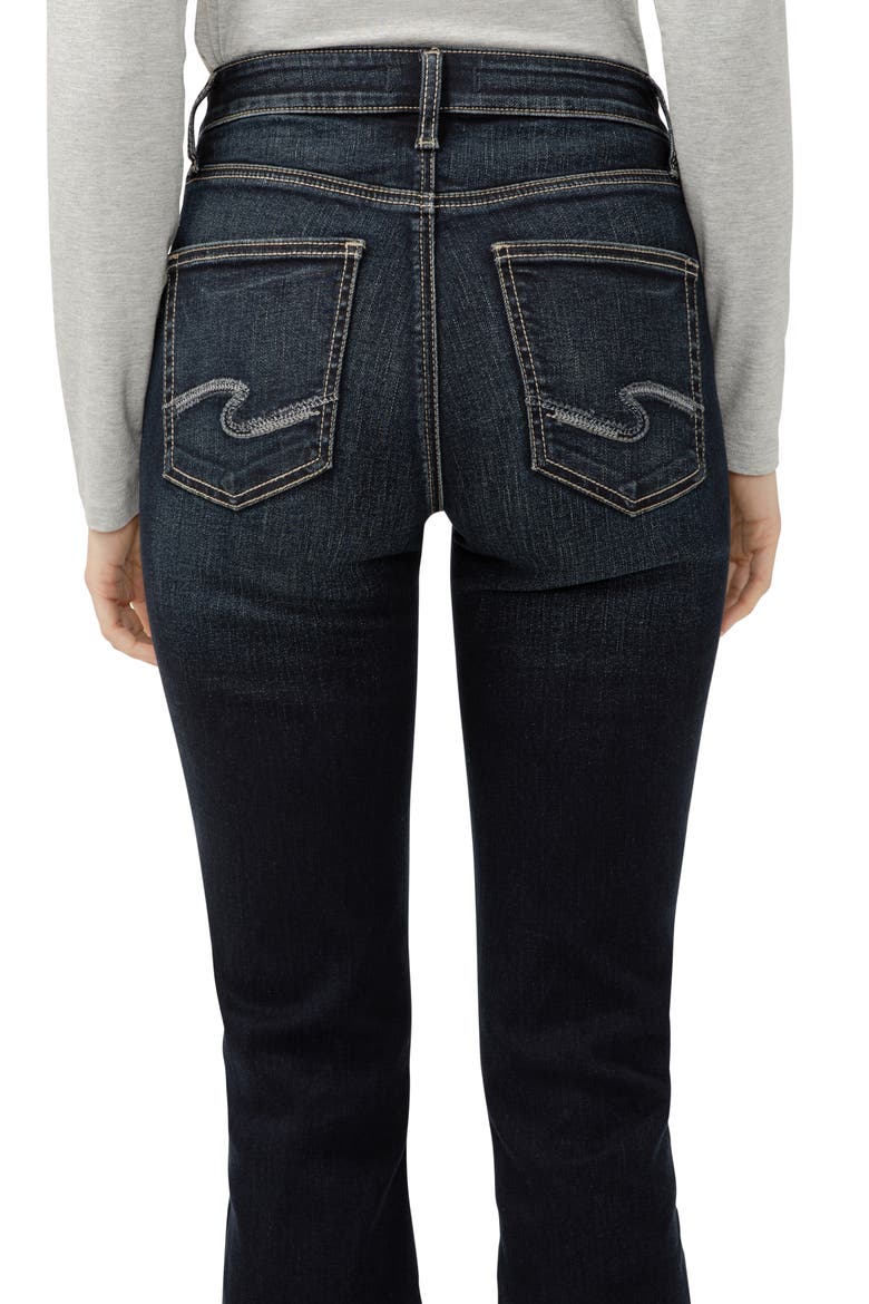 Avery High Waist Slim Bootcut Jeans, Alternate, color, DAKOTA