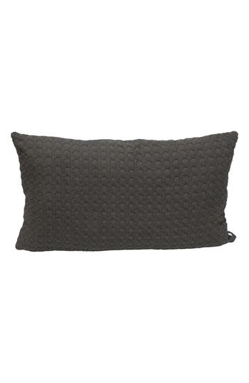 Parkland Collection Embossed Throw Pillow In Gray