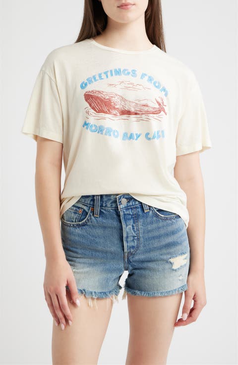 Greetings from Morro Bay Burnout Graphic T-Shirt