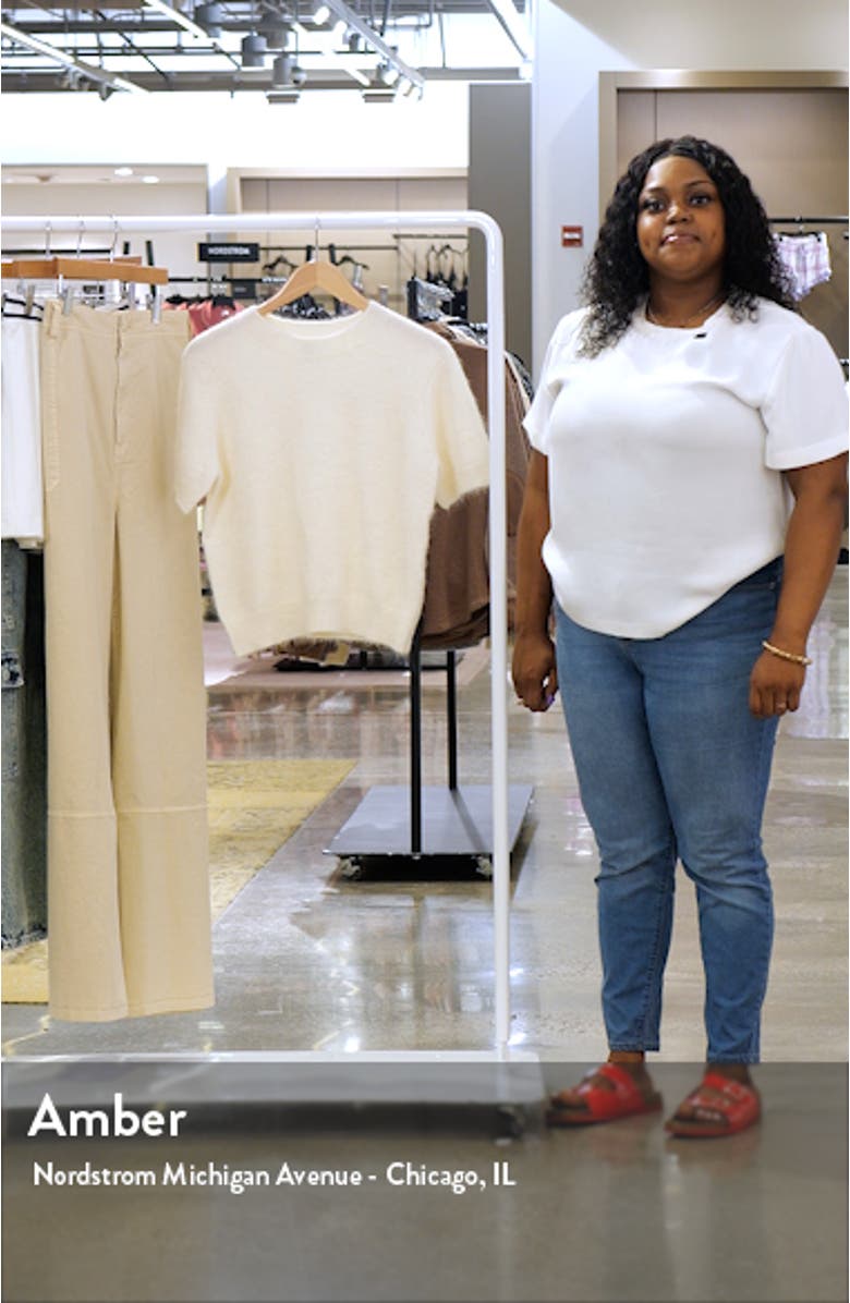 Briar Short Sleeve Crewneck Sweater, sales video thumbnail