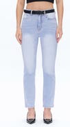 Bayeas High Waist Straight Leg Jeans