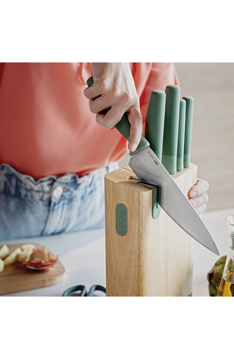 BergHOFF 3-Piece Stainless Steel Advanced Knife Set, Alternate, color, Green