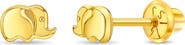 In Season Jewelry 14k Playful Elephant Earrings