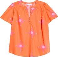SUGARLIPS Karani Starburst Xoey Split Neck Top