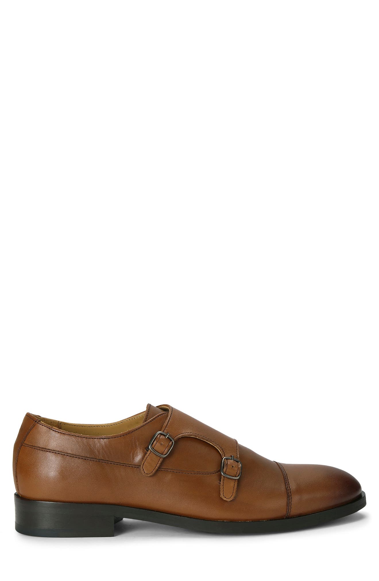 Kurt Geiger London Hunter Cap Toe Double Monk Strap Shoe, Alternate, color, 