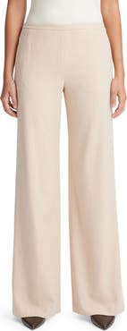 Vince Brushed Flannel Wide Leg Pants