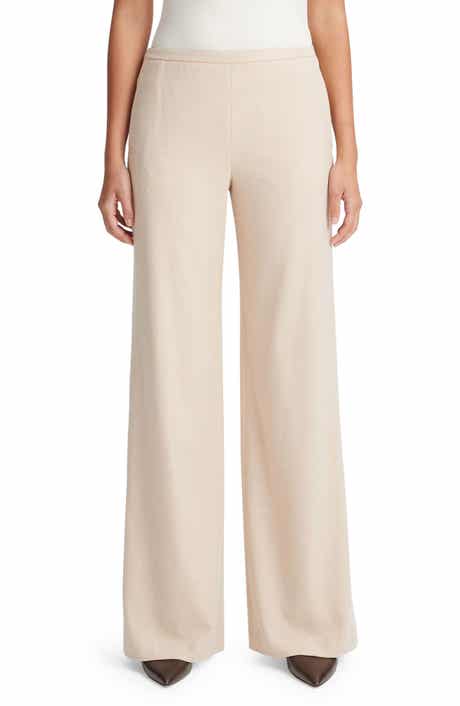 Vince Brushed Flannel Wide Leg Pants