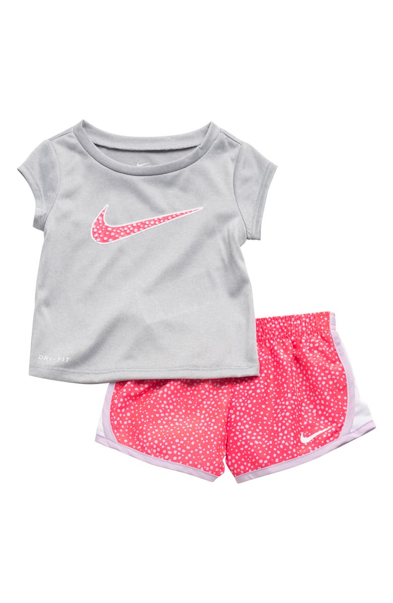 Nike Animal Spot Allover Print Top & Shorts 2-Piece Set, Main, color, N4rflash C