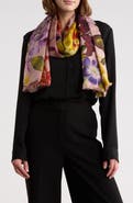 Ted Baker London Floral Large Silk Scarf