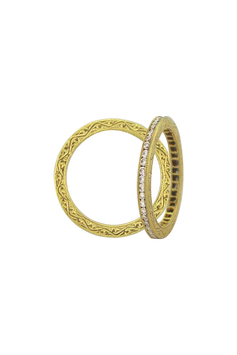 Channel Set Diamond Band Ring, Alternate, color, GOLD