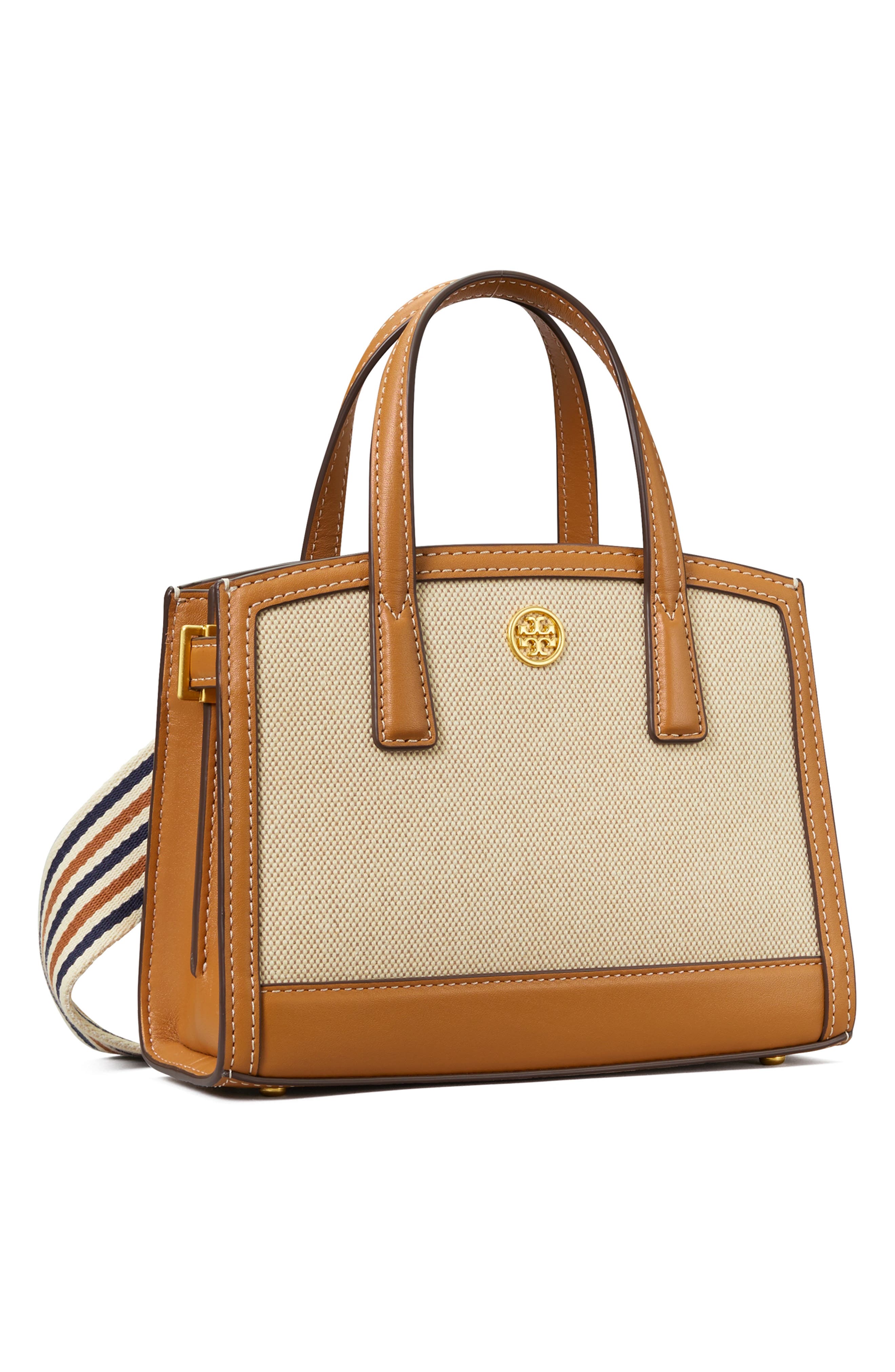 Tory Burch Walker Canvas Micro Satchel, Alternate, color, 