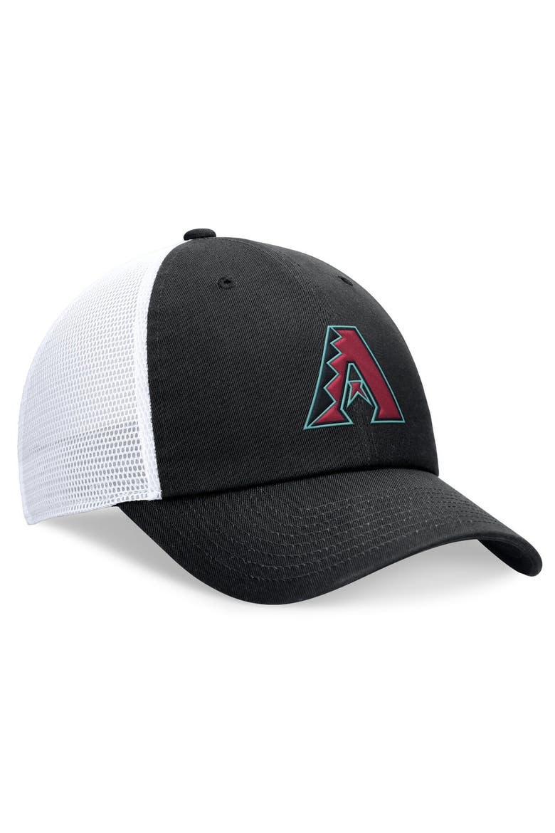 Men's Nike Black Arizona Diamondbacks Club Trucker Adjustable Hat, Alternate, color, Black