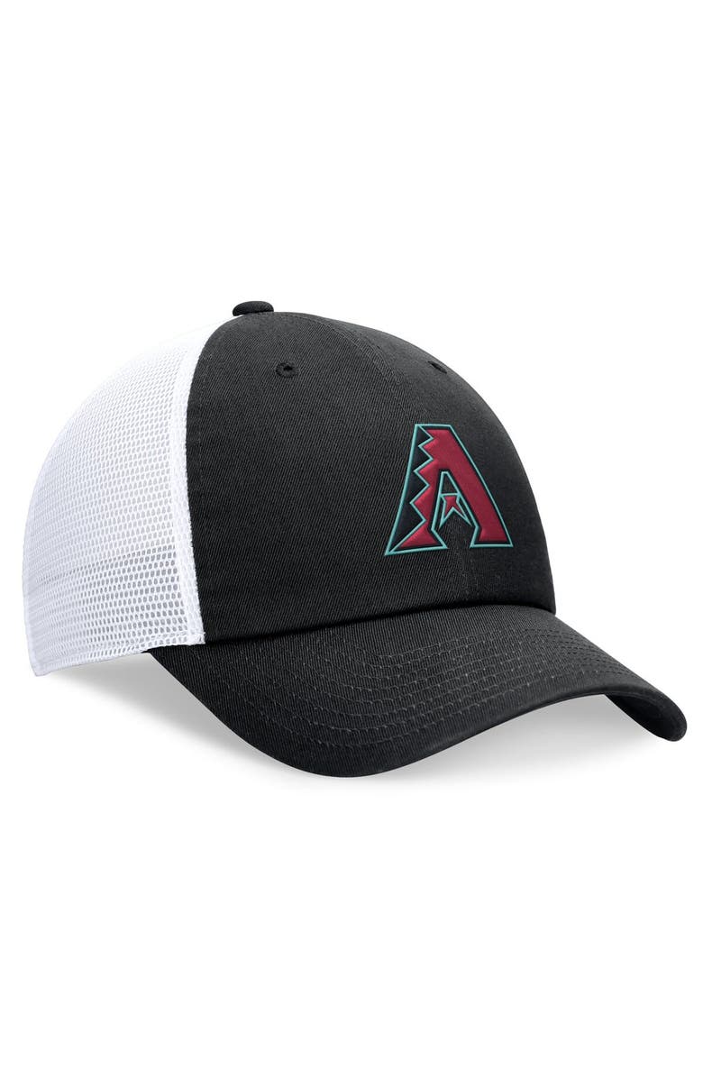 Nike Men's Nike Black Arizona Diamondbacks Club Trucker Adjustable Hat, Alternate, color, Black