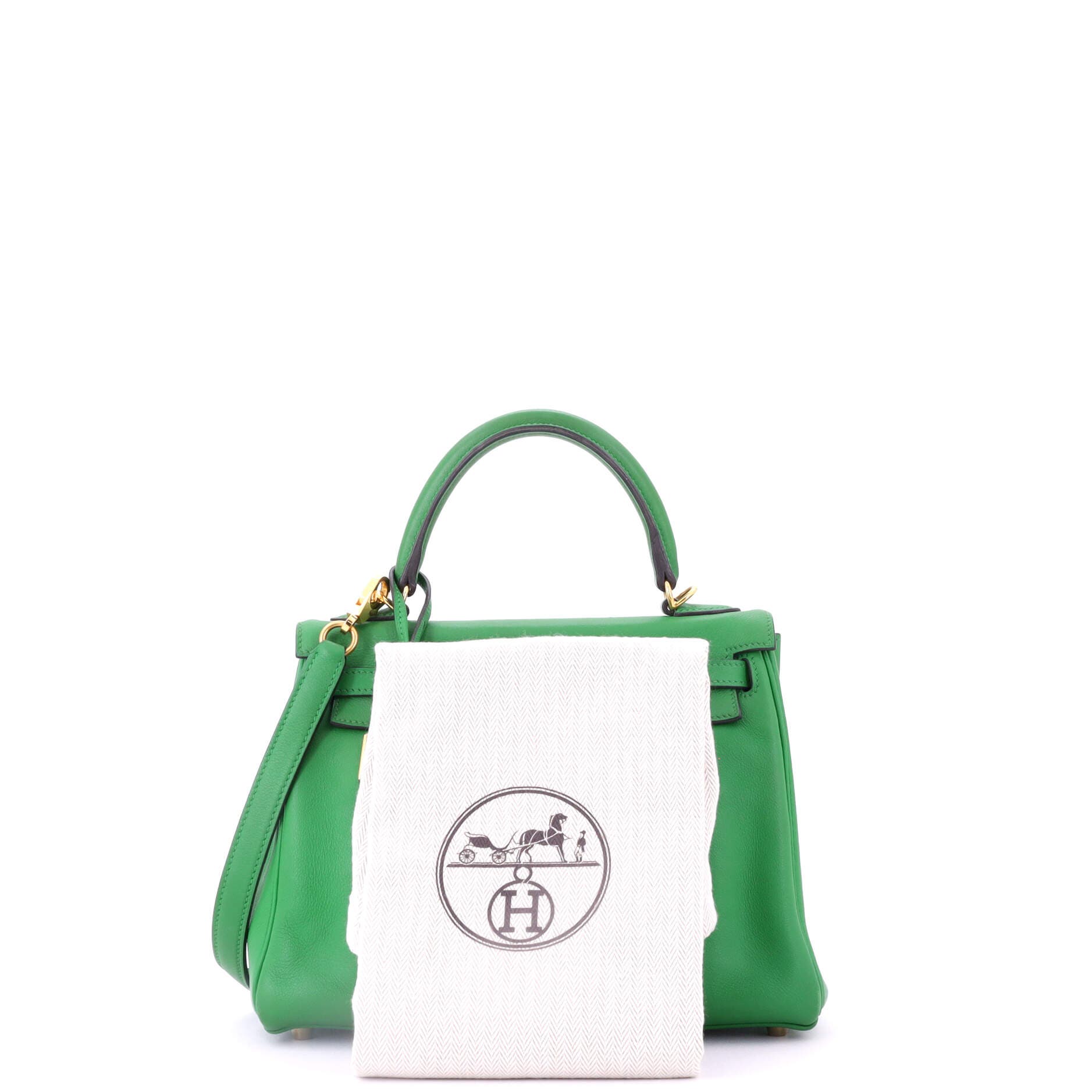 Kelly Handbag Green Swift with Gold Hardware 25, Alternate, color, Green