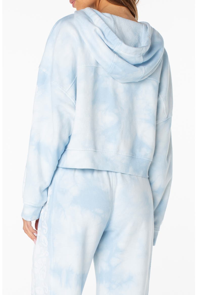 Fringing Reefs Graphic Hoodie, Alternate, color, CERULEAN