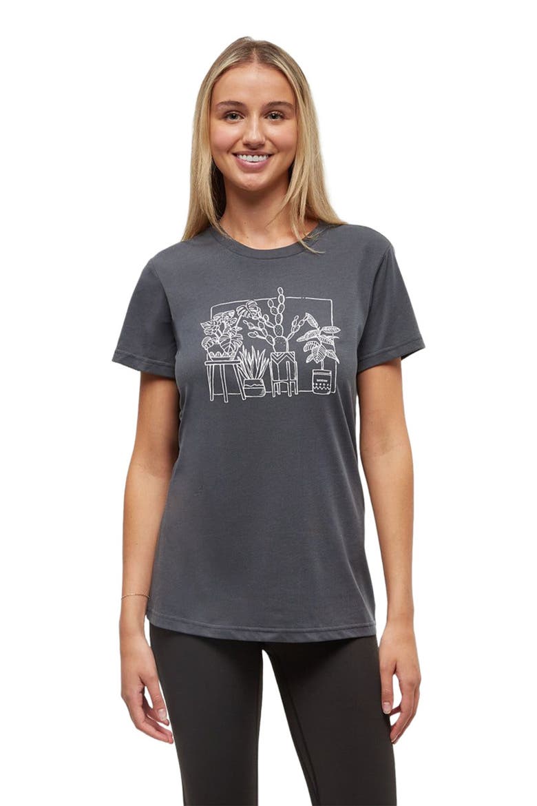 Plant T-Shirt, Alternate, color, Graphite/Vintage White