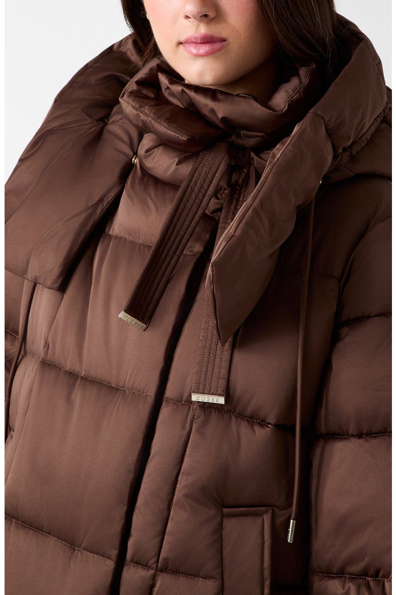 Marika Puffer Coat, Alternate, color, BROWN