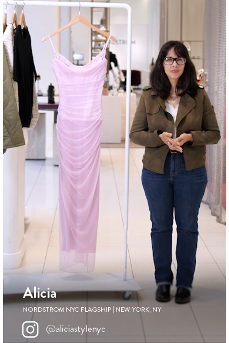 Nalini Mesh Corset Gown video