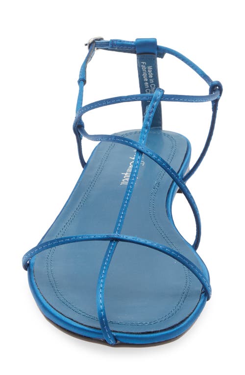 Jeffrey Campbell Trawl Ankle Strap Sandal In Blue