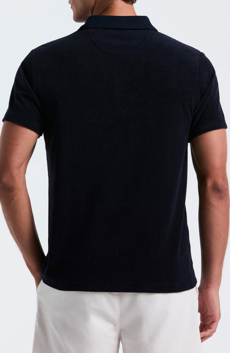 Original Penguin Johnny Collar Terry Cloth Polo, Alternate, color, Dark Sapphire