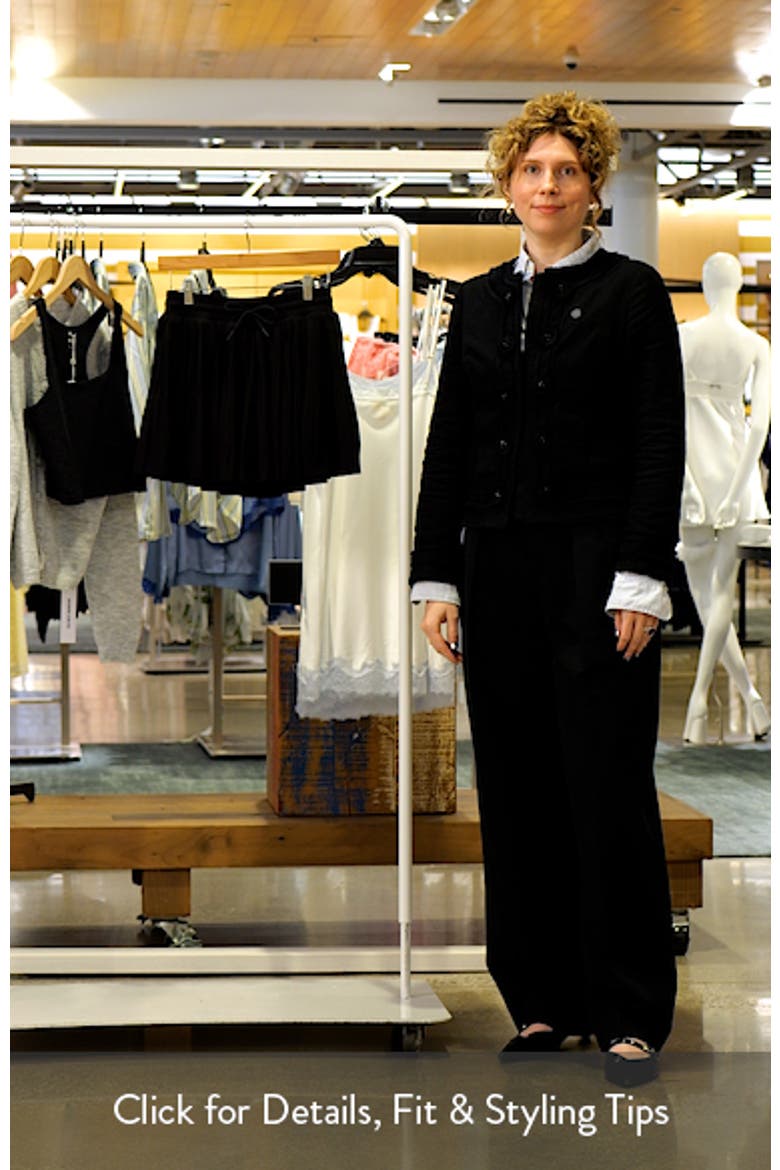 Pleated Drawstring Skirt video