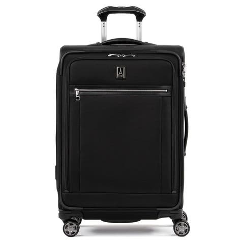 Platinum Elite Softside Expandable Medium 25-Inch Checked Luggage
