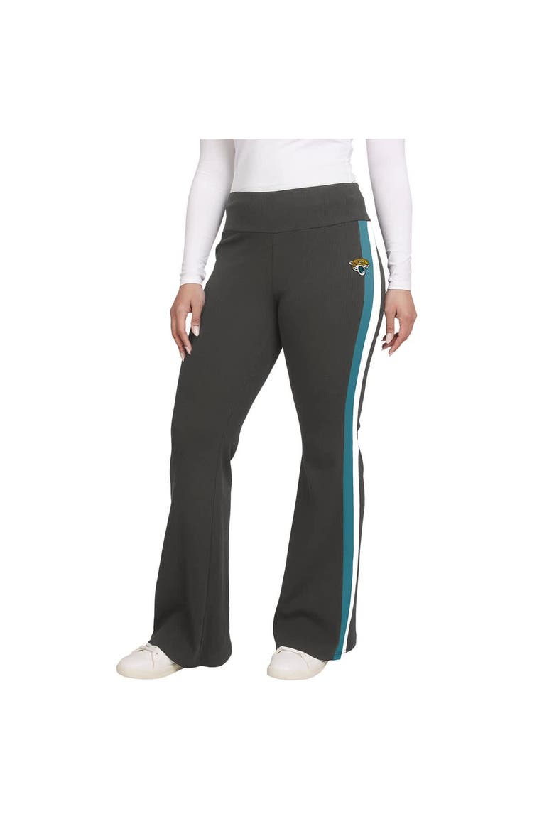 Women's WEAR by Erin Andrews Black Jacksonville Jaguars Yoga Pants, Alternate, color, Black