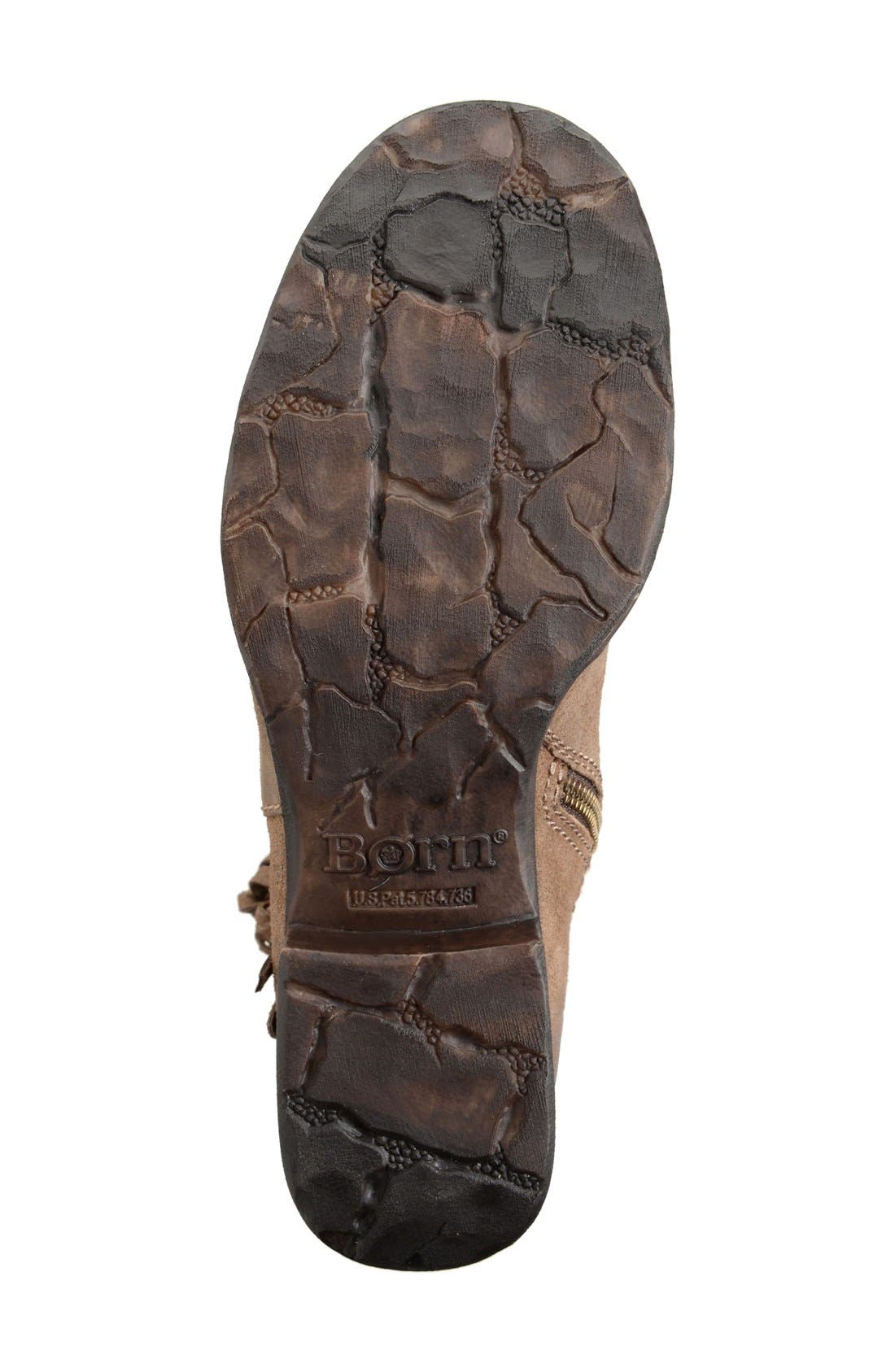 'Cross' Bootie, Alternate, color, TAUPE DISTRESSED LEATHER