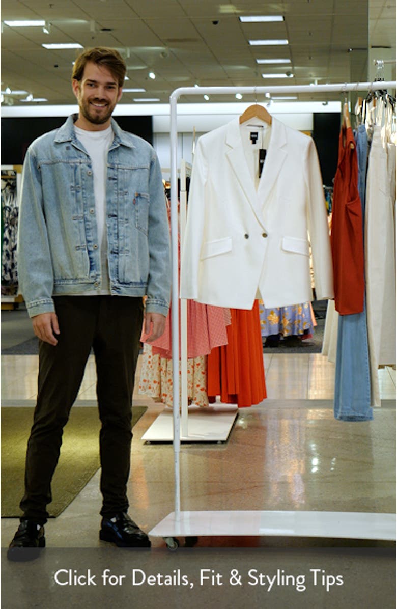 Jatawa3 Double Breasted Ponte Blazer, sales video thumbnail