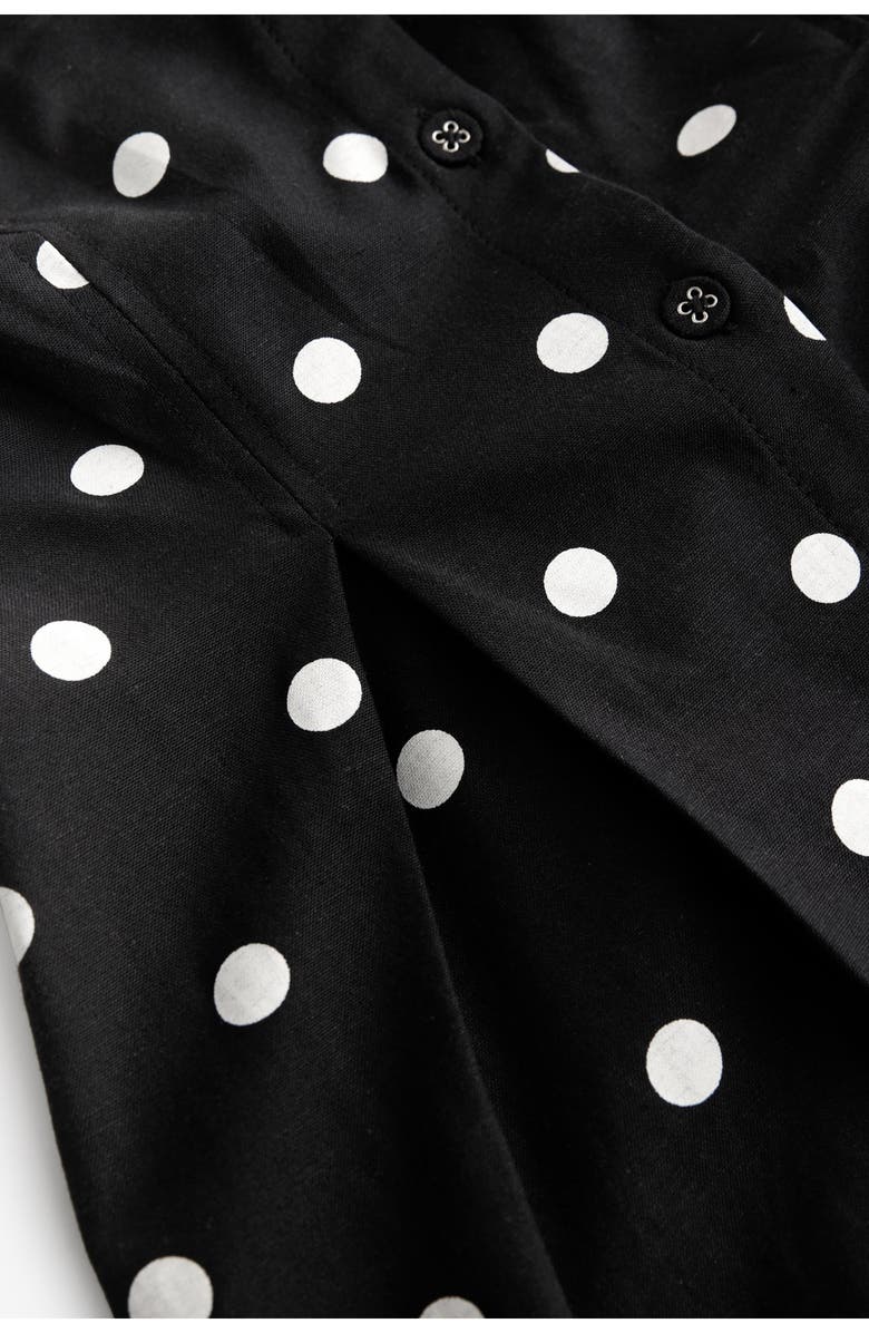 NEXT Puff Sleeve Polka Dot Dress, Alternate, color, 
