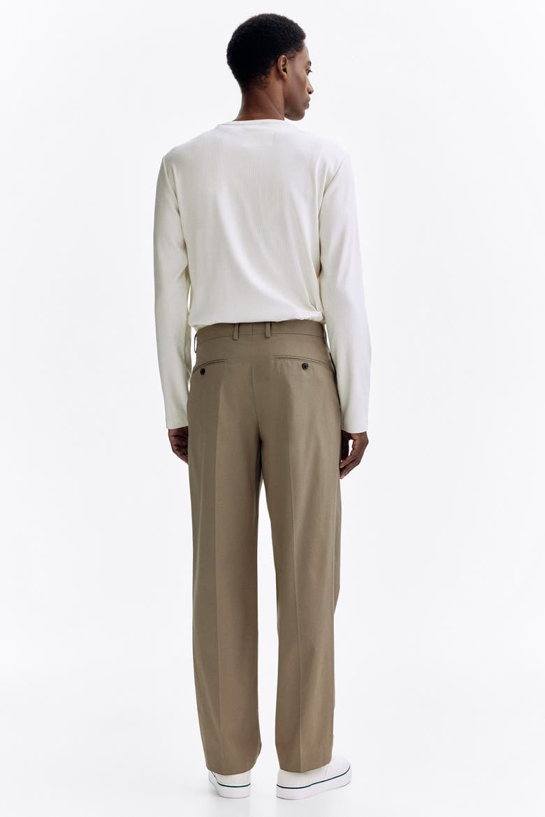Regular Fit Suit Trousers, Alternate, color, Khaki green