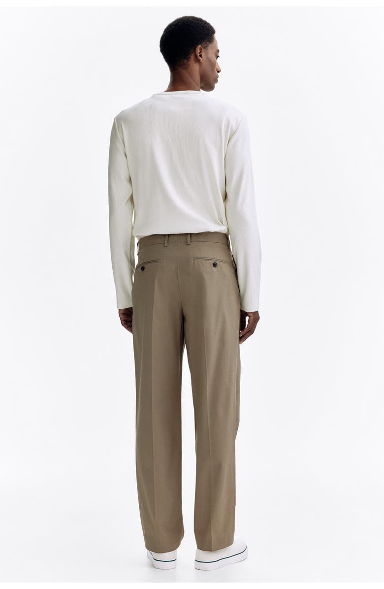 H&M Regular-fit suit pants, Alternate, color, Khaki Green