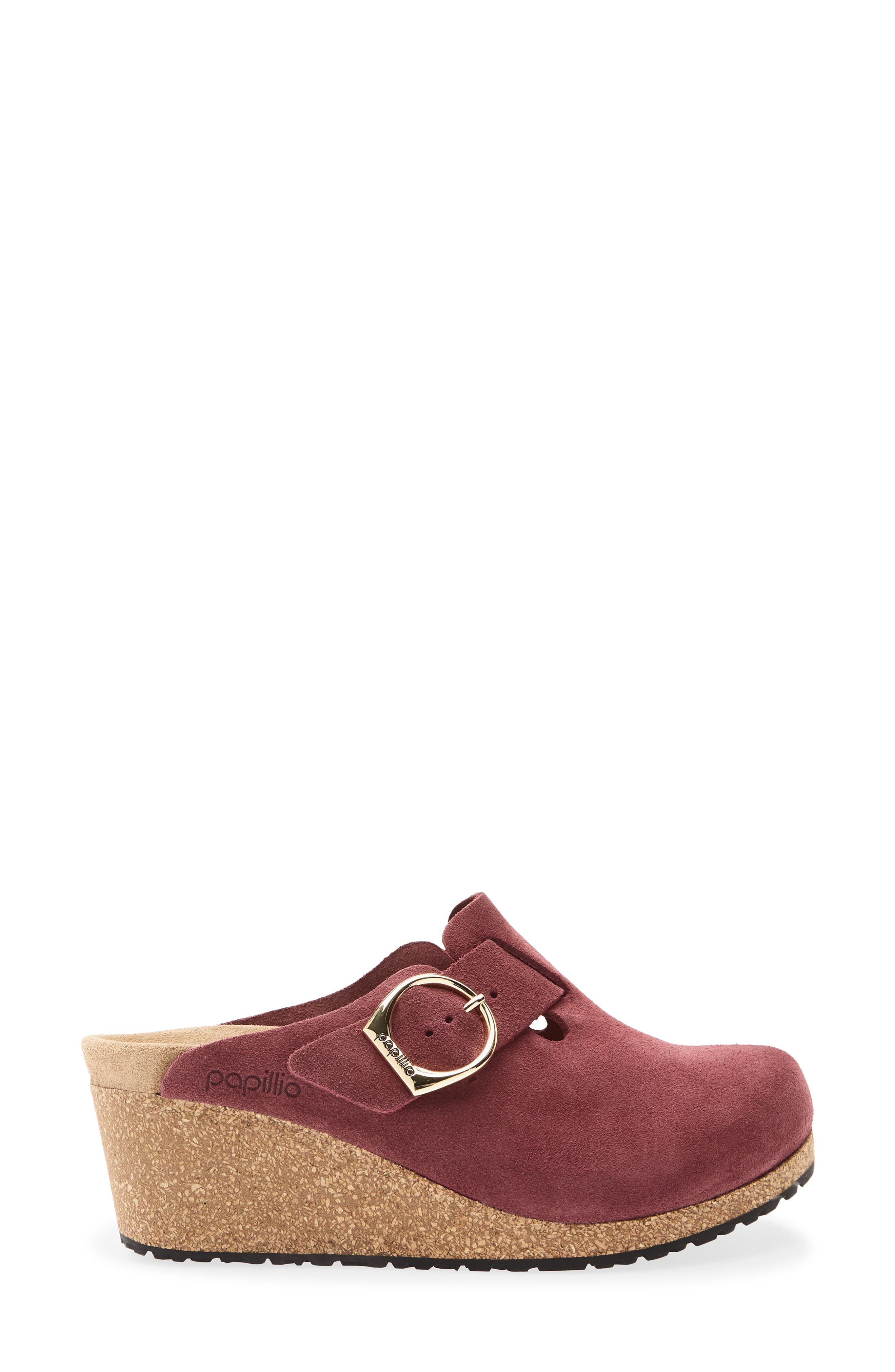 Fanny Wedge Clog, Alternate, color, BERRY CRUSH