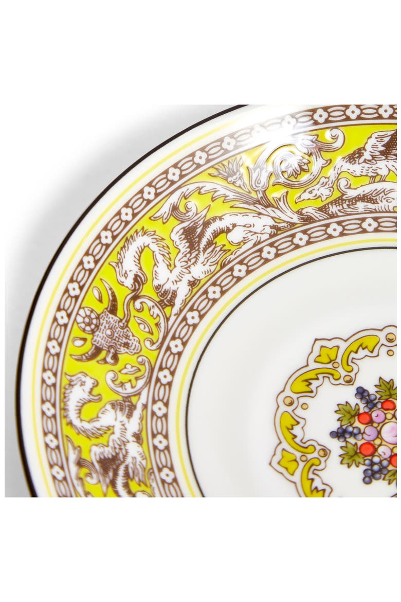 Florentine Bone China Teacup & Saucer Set, Alternate, color, CITRON
