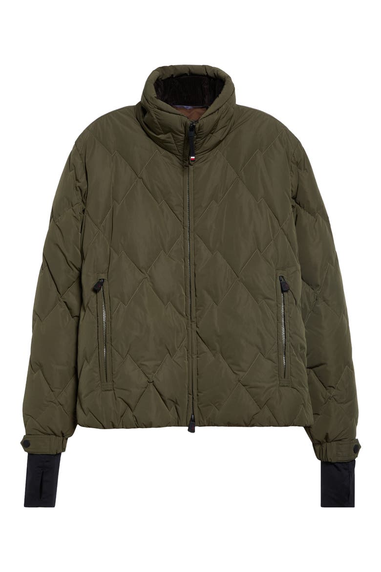 Bramans Down Bomber Jacket, Alternate, color, GREEN