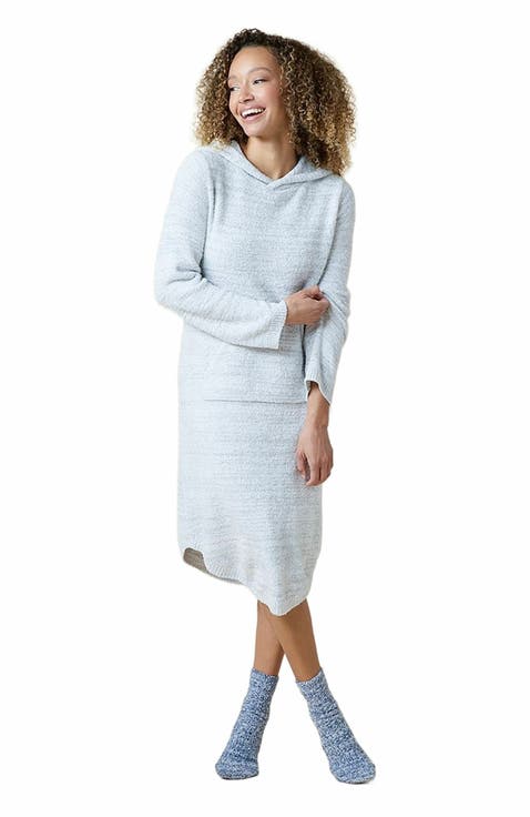 Heather Marshmallow Hooded Lounger