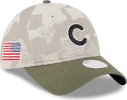 New Era Women's New Era Light Beige/Olive Chicago Cubs 2025 Armed Forces Day 9TWENTY Adjustable Hat