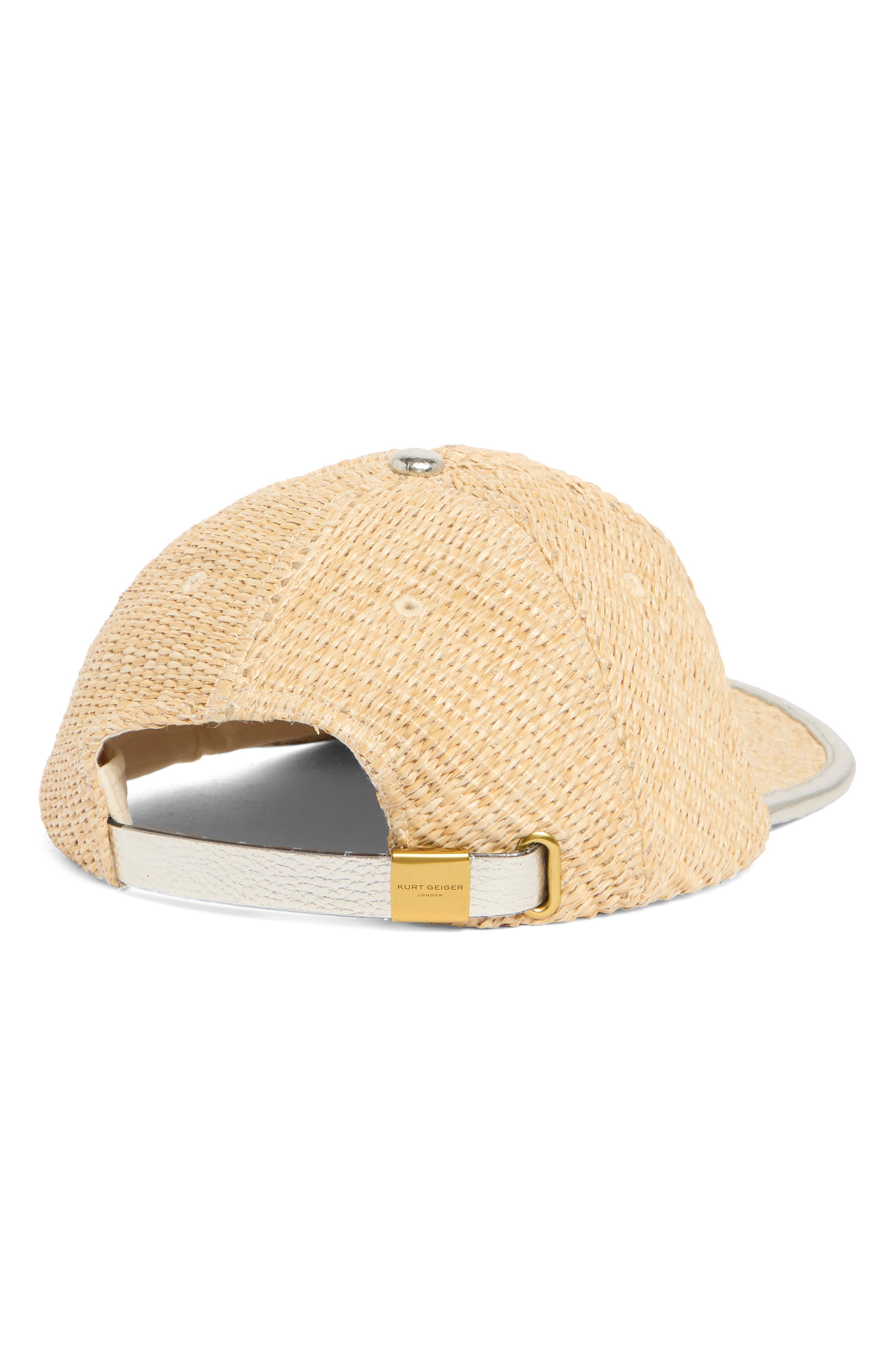 Kurt Geiger London Raffia Baseball Cap (Women) | Nordstromrack