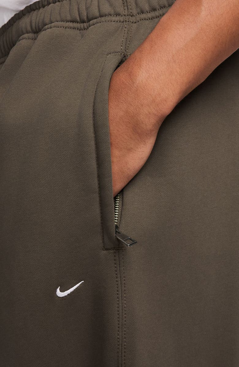 Nike Solo Swoosh Fleece Sweatpants, Alternate, color, Dark Hazel/ White