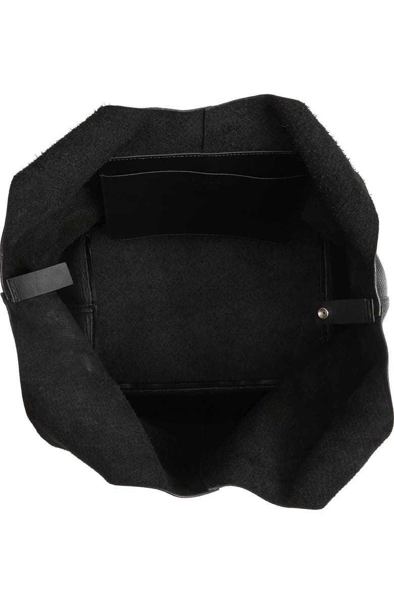 rag & bone Camden Snake Embossed Leather Shopper, Alternate, color,