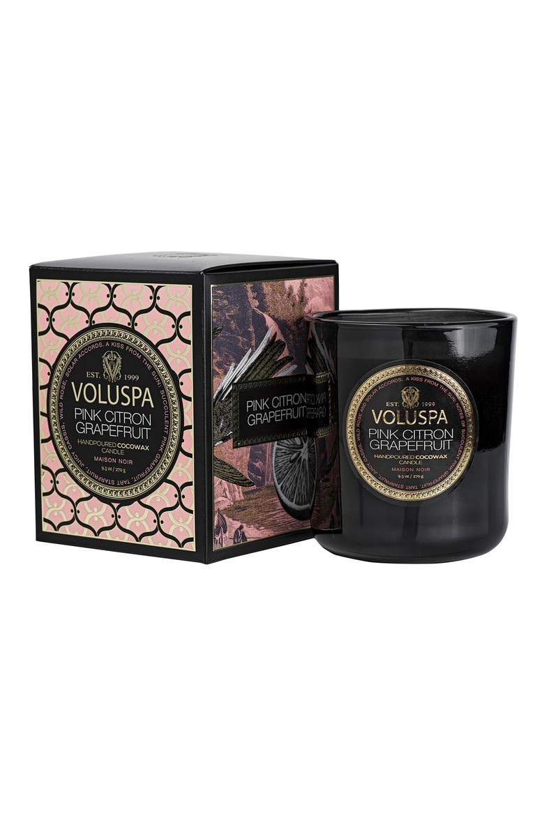 Pink Citron Grapefruit Classic Candle, Alternate, color, PINK CITRON