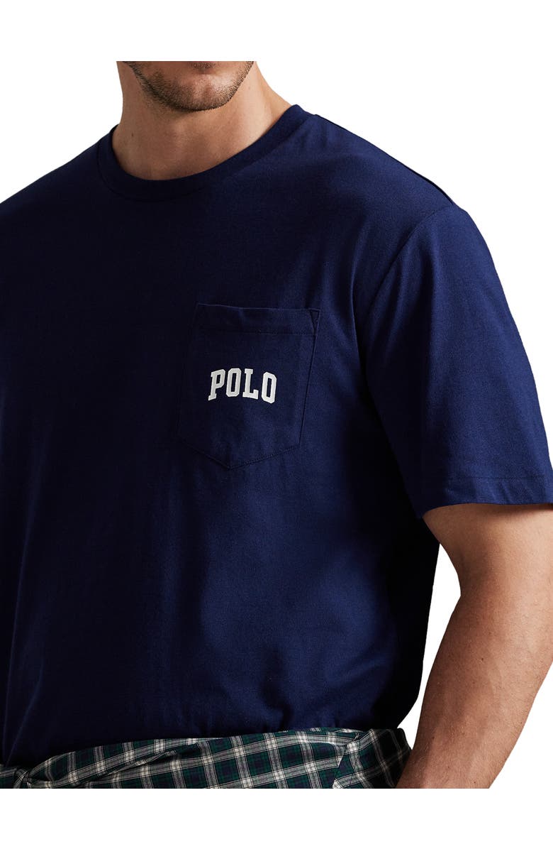 Polo Ralph Lauren Big & Tall Polo Bear Jersey T-Shirt, Alternate, color, Newport Navy