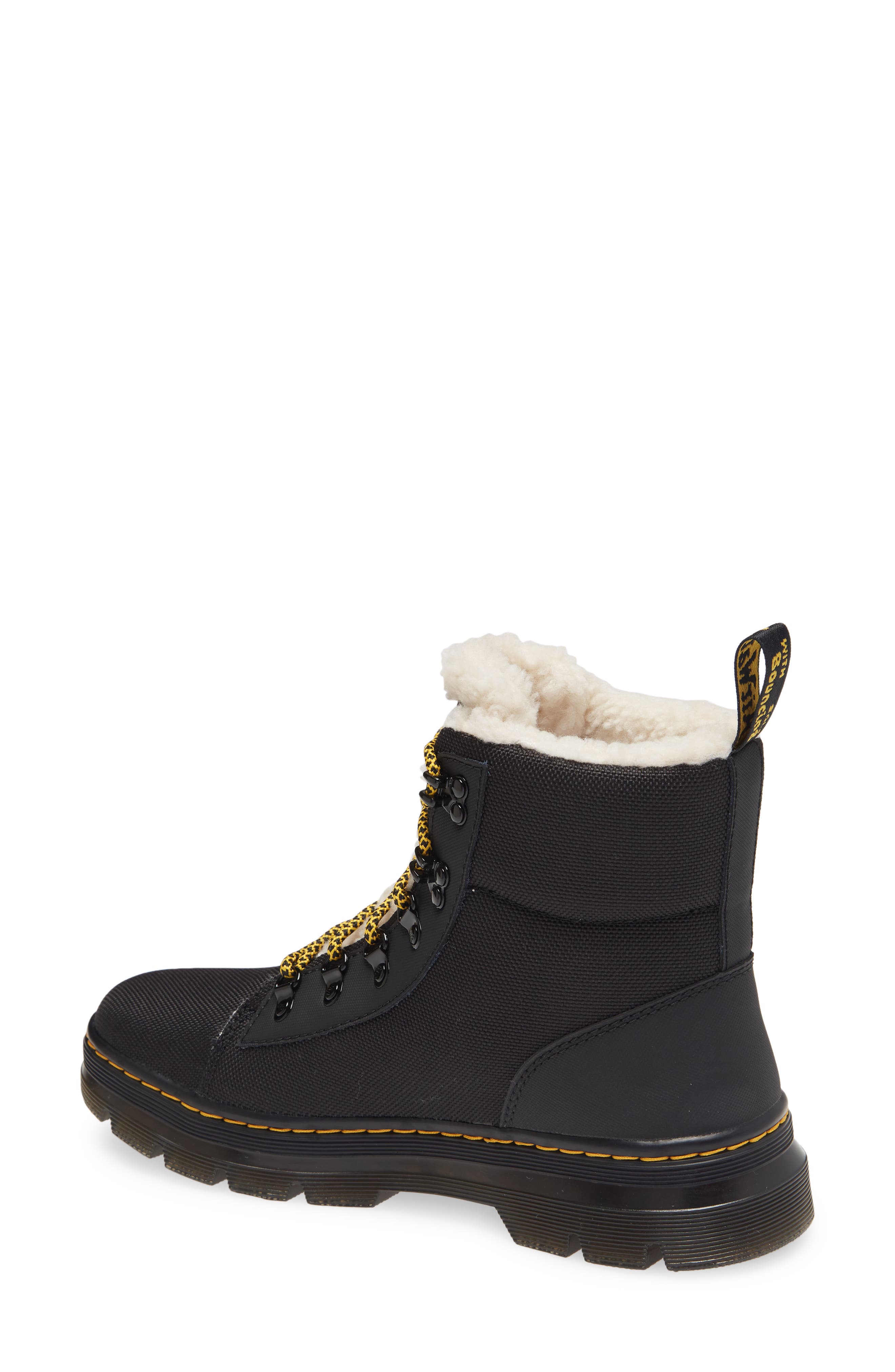 Dr. Martens Faux Fur Lined Hiker Boot, Alternate, color, 