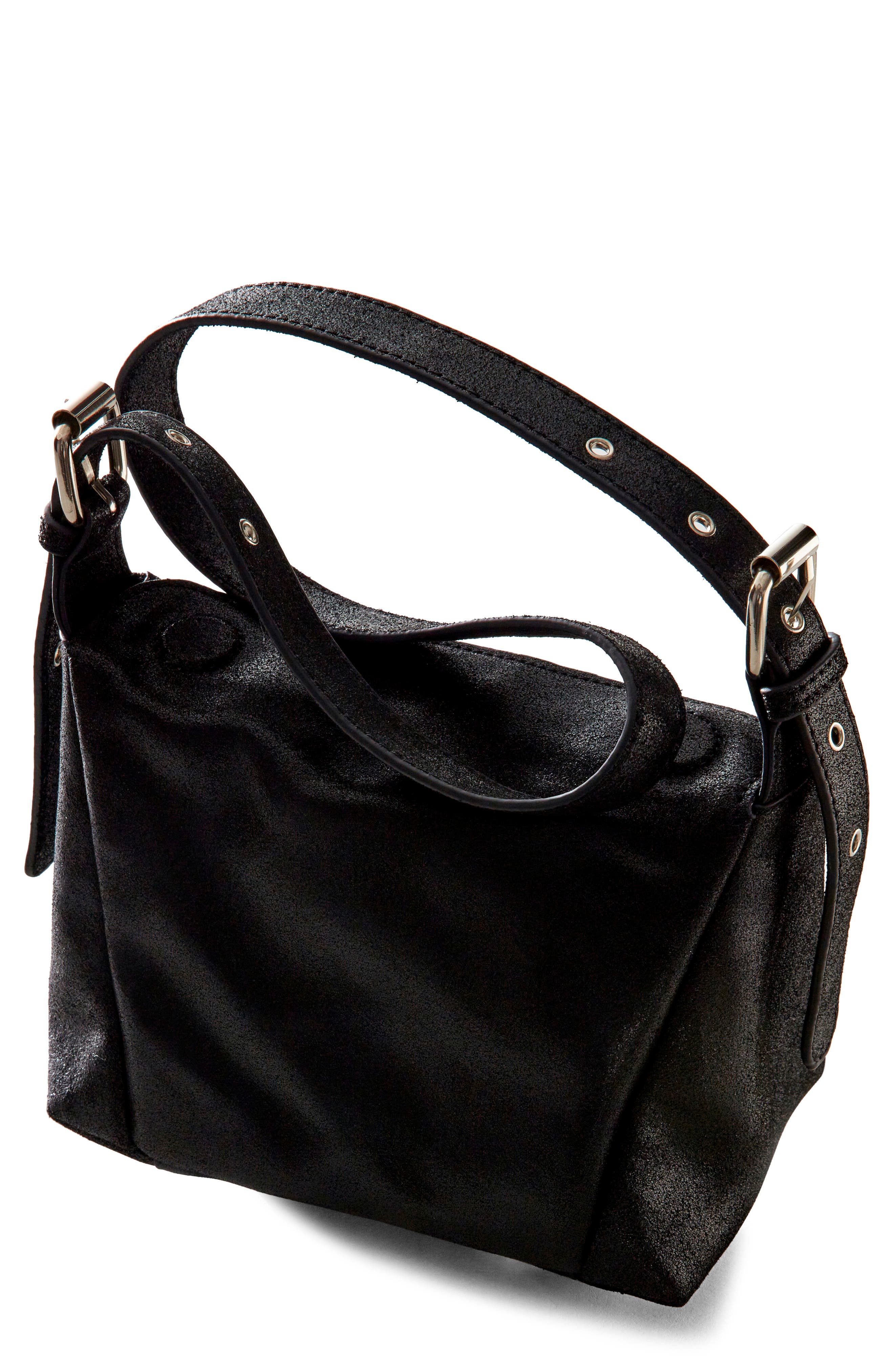 Free People Sabi Leather Shoulder Bag, Main, color, 