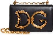 Dolce&Gabbana Logo Leather Crossbody Bag
