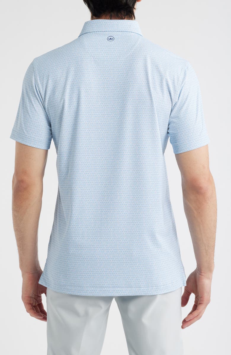 Peter Millar Palermo Performance Jersey Polo, Alternate, color, Blue