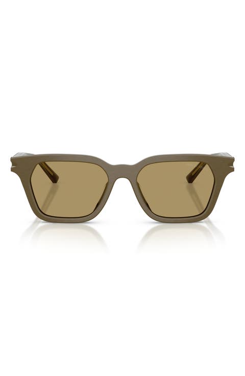 52mm Square Sunglasses