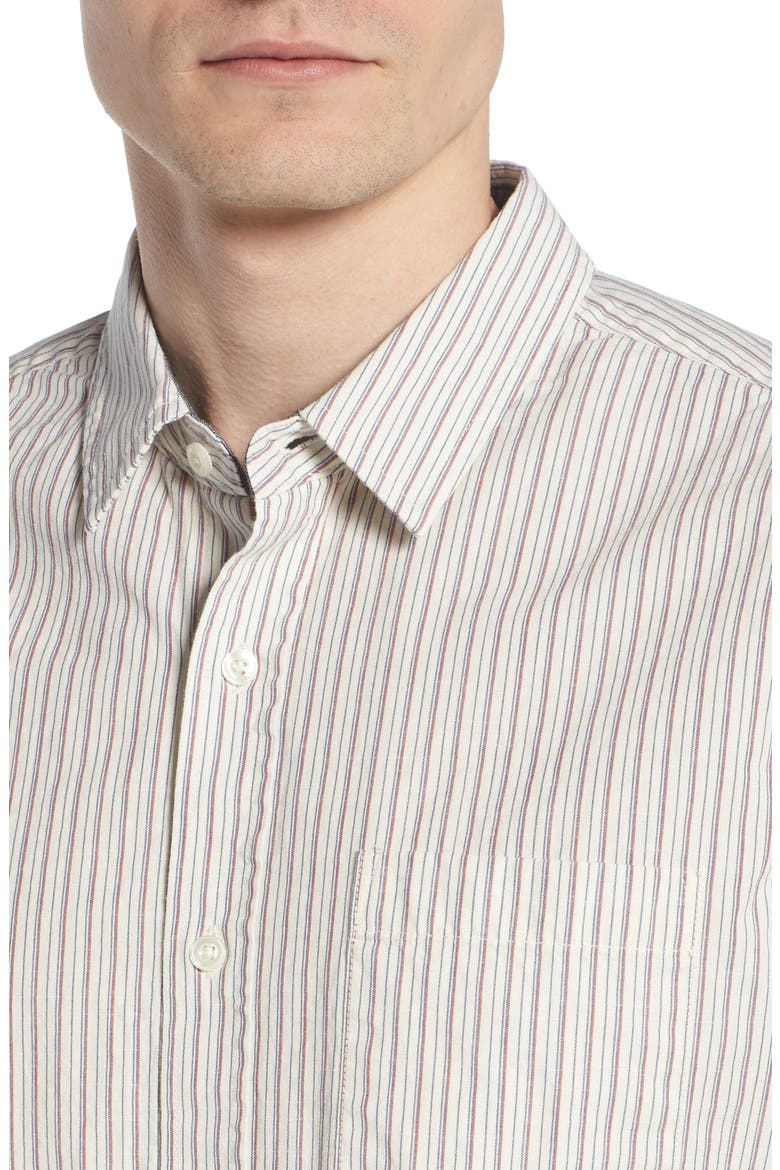 Nash Regular Fit Short Sleeve Sport Shirt, Alternate, color, NATURAL/DRIED S