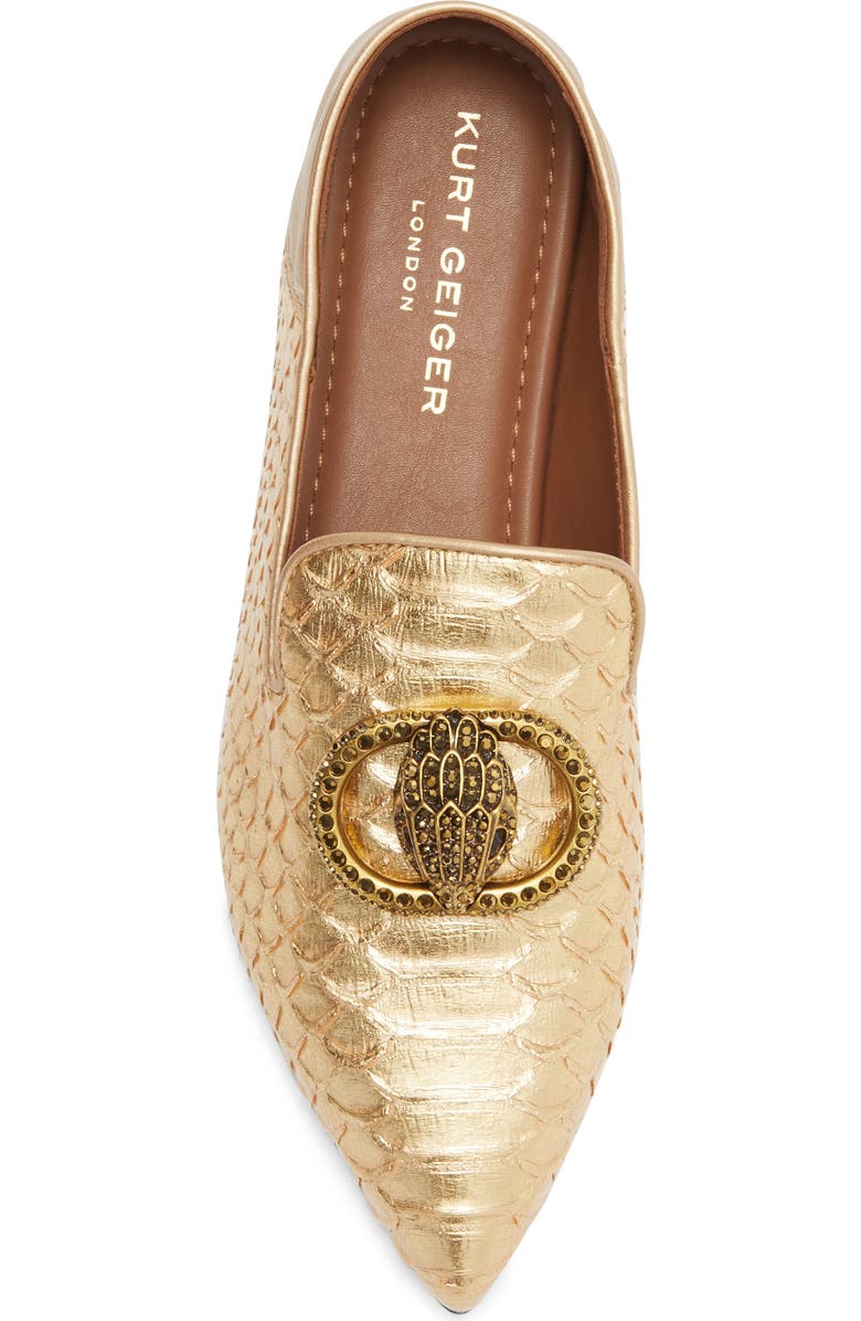 KG Kurt Geiger Chelsea Flat, Alternate, color, Gold