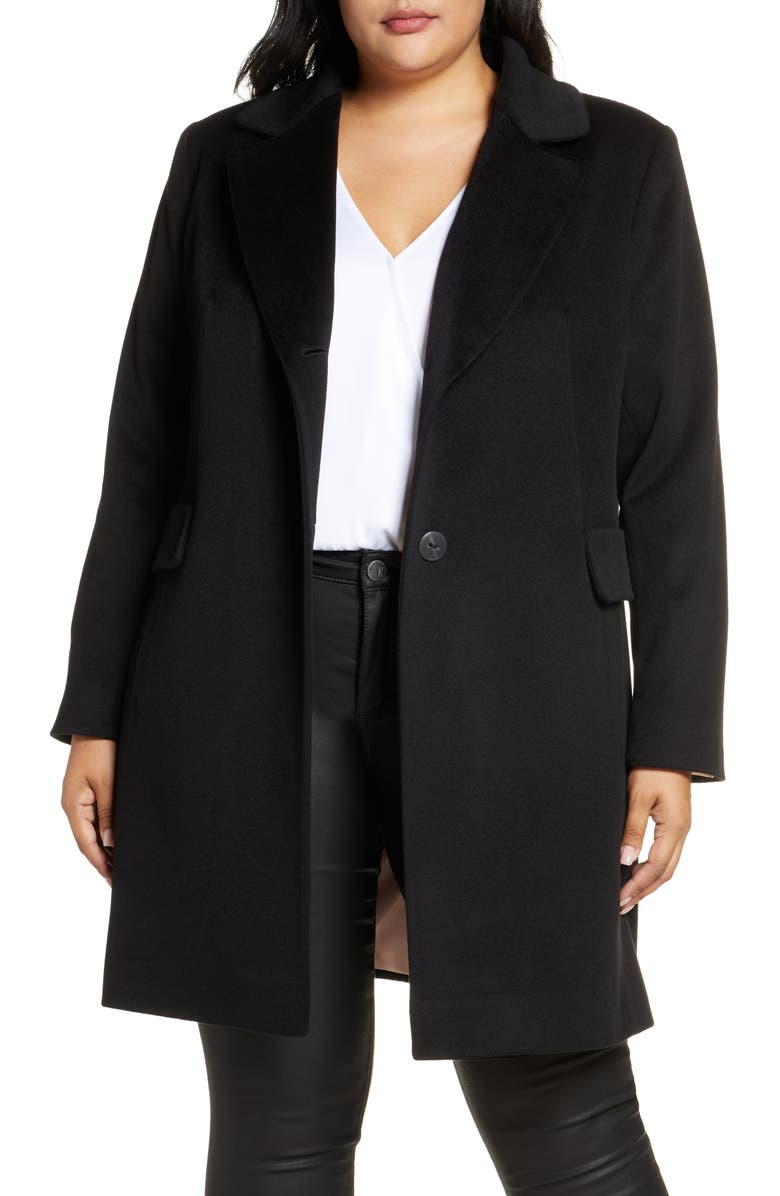 Fleurette Notch Collar Coat, Main, color,